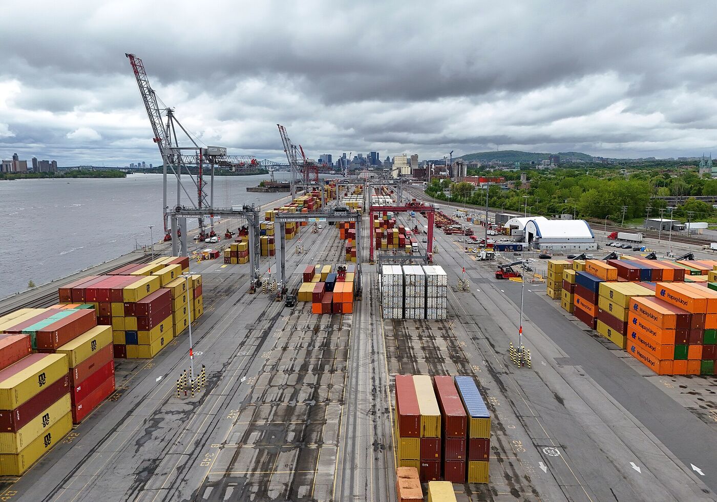 Truck data for the Port of Montréal
